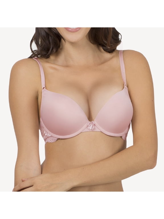 Women's Add 2 Cup Sizes Push Up Bra, Single and 2-Pack