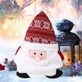 thumbnail image 5 of Gupgi Christmas Pillow Soft Santa Claus/Snowman/Elk Sofa Cushion Pillow Plush Toy for Bedroom Couch Decoration, 5 of 8