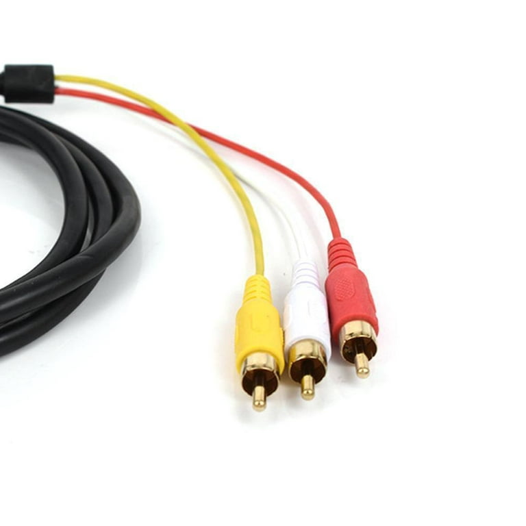HDMI To AV HDMI To 3RCA Red, Yellow And White Difference Cable TO