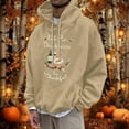 thumbnail image 2 of toraway Chandails en Molleton à Col Rond Hommes Entraînement Hiver Automne et Hiver Homme Action de Grâce Manches Longues Quotidien Décontracté Ample Tendance Mode Sweat à Capuche TG, 2 of 4