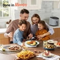 thumbnail image 4 of Air Fryer COSORI 9 en 1, 6 litros, 5 velocidades de ventilador, 450 °F, con más de 100 recetas, 4 of 6