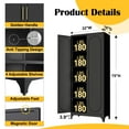 thumbnail image 4 of Polup Black 75" H Kitchen Pantry Storage Cabinet, Pantry  Cupboard with Doors and Adjustable Shelves, 4 of 9