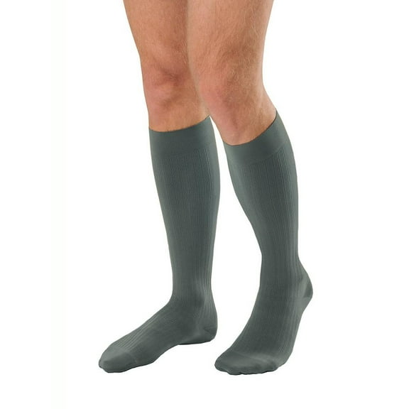 Jobst For Men Ambition 30-40 Knee High Compression Stockings w/Softfit Technology Grey 4 Long