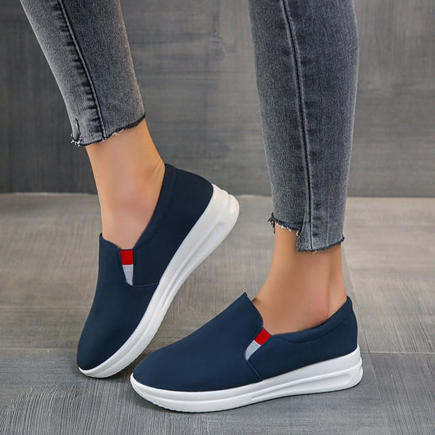 Zapatos de lona planos de gran tamaño para mujer, zapatos deportivos casuales cómodos de verano Wmkox8yii shalkjhdk1607