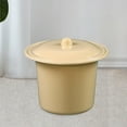 thumbnail image 3 of Compact Spittoon with Lid Splashproof Urinal Pot for Outdoor Camping Car Elderly Light Yellow, 3 of 8