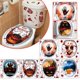 thumbnail image 3 of TQEHS Adhesivo para asiento de inodoro de Halloween, impermeable, para tapa de inodoro, horrible adhesivo para pared, яυ B1B1, 3 of 5