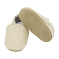 thumbnail image 6 of Quealent Soft Leather Baby Shoes Moccasins Slip-on Boys Girls Slippers with Elastic Ankle, Anti-Slip First Walking Crib Shoes for Infant Toddlers Yellow for Size 14=XL, 6 of 7