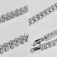 thumbnail image 7 of jiaroswwei Chain Cubic Elegant Woman Zircon Rhinestone Inlaid Bangle for Daily Wear, 7 of 7