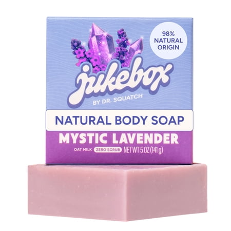 Jukebox Womens Bar Soap, Natural Bar Soap for Women, Mystic Lavender, 5 Oz