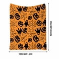thumbnail image 3 of Halloween Blanket 39.4x27.6in Lightweight Blanket Ghost Pumpkin for Office Couch Decor by OVFUIZ, 3 of 8