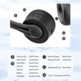 thumbnail image 1 of SY-T490 BT V5.3 Headset with Mic Head-Mounted Wireless HiFi Headphones Hands-Free Call Headset for C, 1 of 5