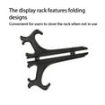 thumbnail image 2 of kurtrusly Foldable Table Plate Stand Plastic Photo Frames Artworks Countertop Display Rack Small Easel Bedroom Kitchen Organizer 3 Inch, 2 of 5