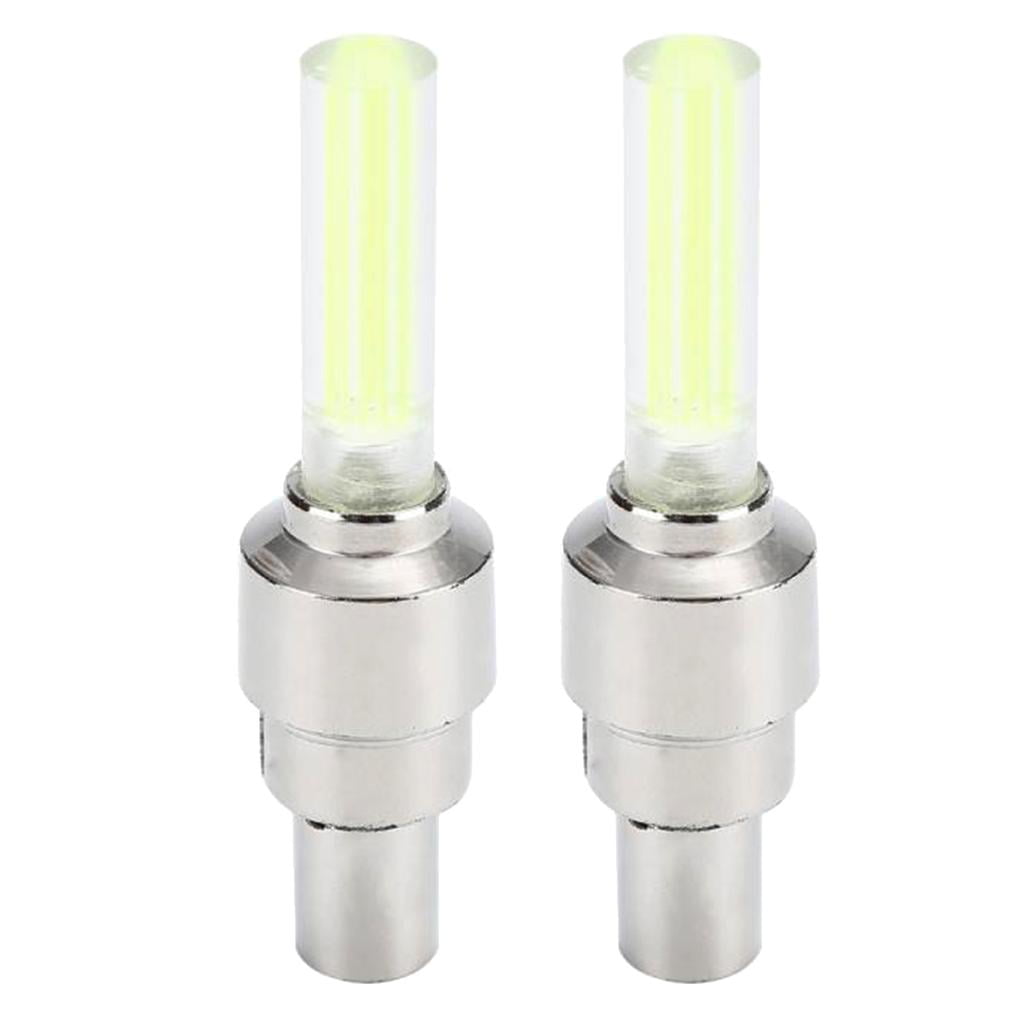 Bicycle Car Wheel Tire Valve Spoke Flash LED Lights Lamp Waterproof