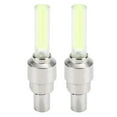 thumbnail image 1 of 2pcs Wheel Light Tyre Wheel Decorative Flash LED Lamp for Motorcycle DIY Parts Yellow Light, 1 of 4