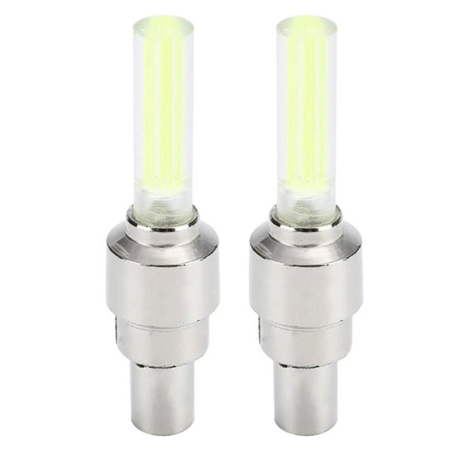 2pcs Wheel Light Tyre Wheel Decorative Flash LED Lamp for Motorcycle DIY Parts Yellow Light