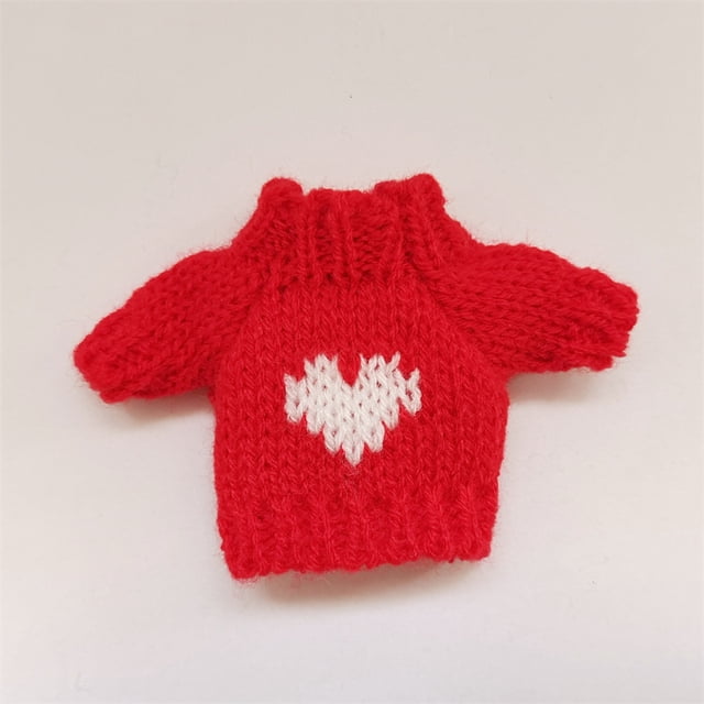 Suéter de peluche de perro maestro de 14 cm, accesorios de ropa, colección de ropa de traje de Navidad