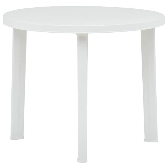 vidaXL Patio Table Rectangular Outdoor Garden Table Patio Furniture Plastic