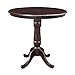 thumbnail image 3 of International Concepts 36-Inch Round Top Pedestal Table with 12-Inch Leaf, 36-Inch Counter Height, Rich Mocha, 3 of 4