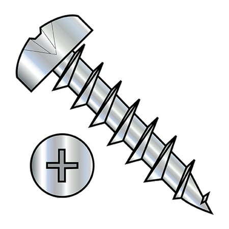 

8-11X7/16 Phillips Pan Deep Thread Wood Screw Full Thread Zinc (Pack Qty 10 000) BC-0807DPPD