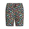 thumbnail image 3 of Picia Alphabet Pajama Shorts for Men, Men's Pajama Bottoms, Sleepwear,Short Pajama Pants-XX-Large, 3 of 9