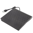 thumbnail image 2 of Raised Grain  Design External Optical Drive, Low Power Consumption Optical Drive, Compact And Light For PC Computer, 2 of 8