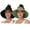 2pack-black/green, variant on Women's UV UPF + Wide Brim Sun Hat - Foldable Straw Visor Beach Hat with Ponytail Hole, Packable Travel Summer Hat