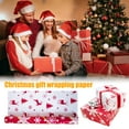 thumbnail image 2 of Xinwanna 1 Rolls Double-Sided Christmas Gift Wrap Paper Large Wrapping Paper with Tree Snowflake Reindeer Patterns Holiday Gift Packaging Supplies (1000cm/393.7"), 2 of 12