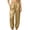 Gold, variant on Satin Pajamas Pants For Women Elastic Waist Sleepwear Jogger Pants Summer & Fall Casual Loose Night Lounge Trousers With Pockets