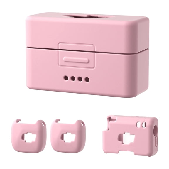 AOOOWER Travel Case for Mic Mini Microphones Kit Protective Cover Charging Case