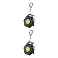 thumbnail image 3 of tssuouriy Keychain Flashlight Rechargeable Outdoor Keyring Light Key Chain Lamp Attachable Work Inspection Bottle Opener Black 2Set, 3 of 6
