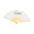 thumbnail image 2 of Abanico de boda para damas, elegante accesorio para graduación, boda, novia, fiesta de Halloween, cosplay Blanco, 2 of 9