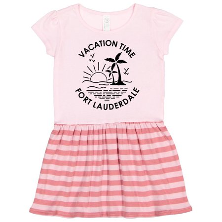 

Inktastic Vacation Time in Fort Lauderdale Gift Toddler Girl Dress