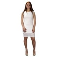 thumbnail image 2 of Ribbed Bodycon Sleeveless Solid Color Knee Length Dress, 2 of 10