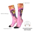 thumbnail image 4 of Goofa Trolls Band Together Pattern Adult Stockings, Color-Block Knee High Socks, Comfortable and Breathable, Soft and Stretchable, Sports, and Decoration, 4 of 5