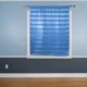 thumbnail image 5 of Cortina de ventilador con patrón de rayas de estilo Simple, cortina elevadora para el hogar, sala de estar, balcón (azul), 5 of 8
