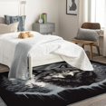 thumbnail image 3 of Jungle Wolf Area Rug 6x8, Animals Rugs for Bedroom Living Room, Wildlife Wolf Carpet, Machine Washable Rug, Non Slip Soft Low Pile Rugs Large Area Rug Home Decor T6&-200, 3 of 7