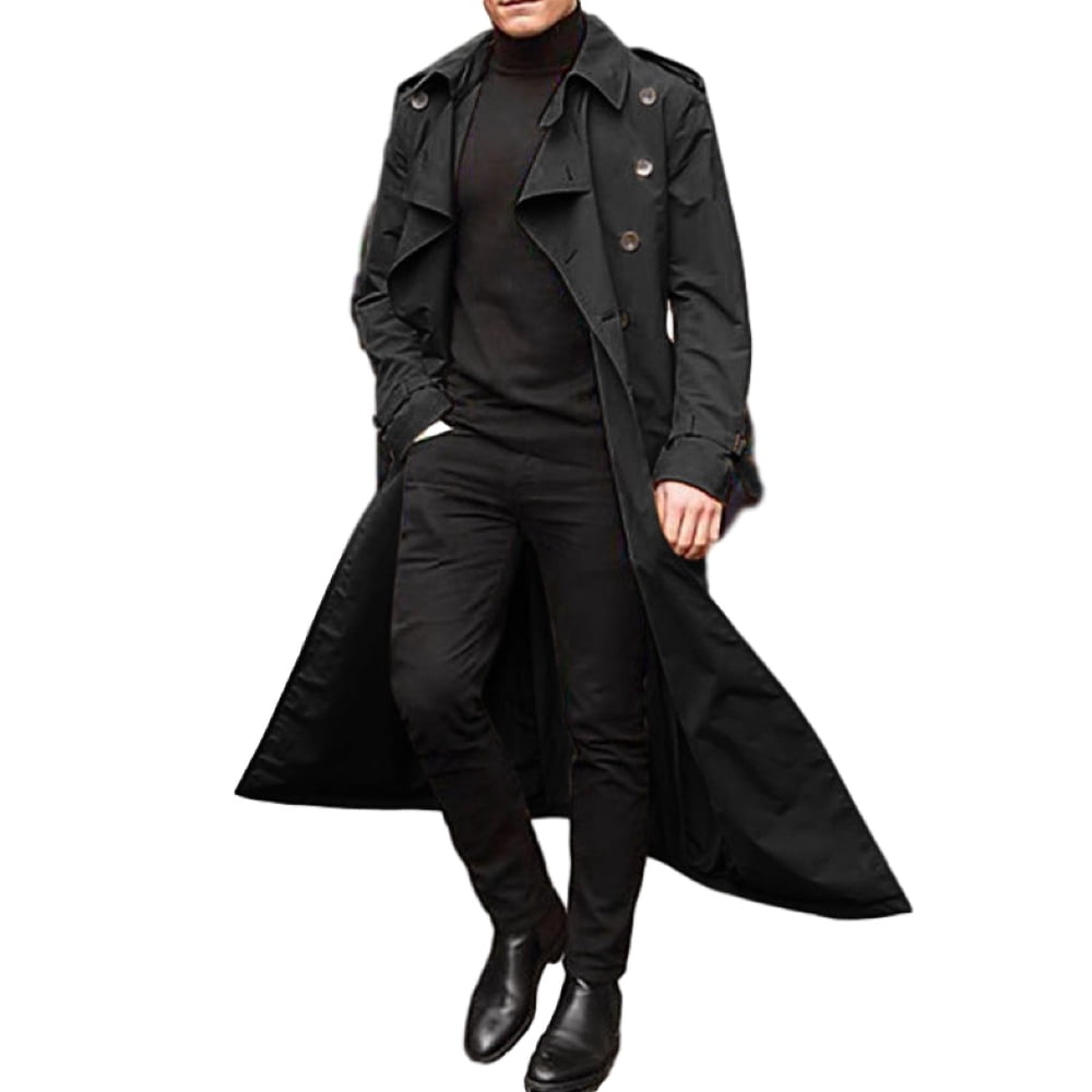 SySea - Trendy Street Style Long Sleeve Trench Coat Gentlemen Cool ...