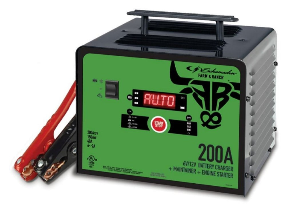 Schumacher Farm & Ranch FR01577 6V/12V 200A Battery Charger & Engine