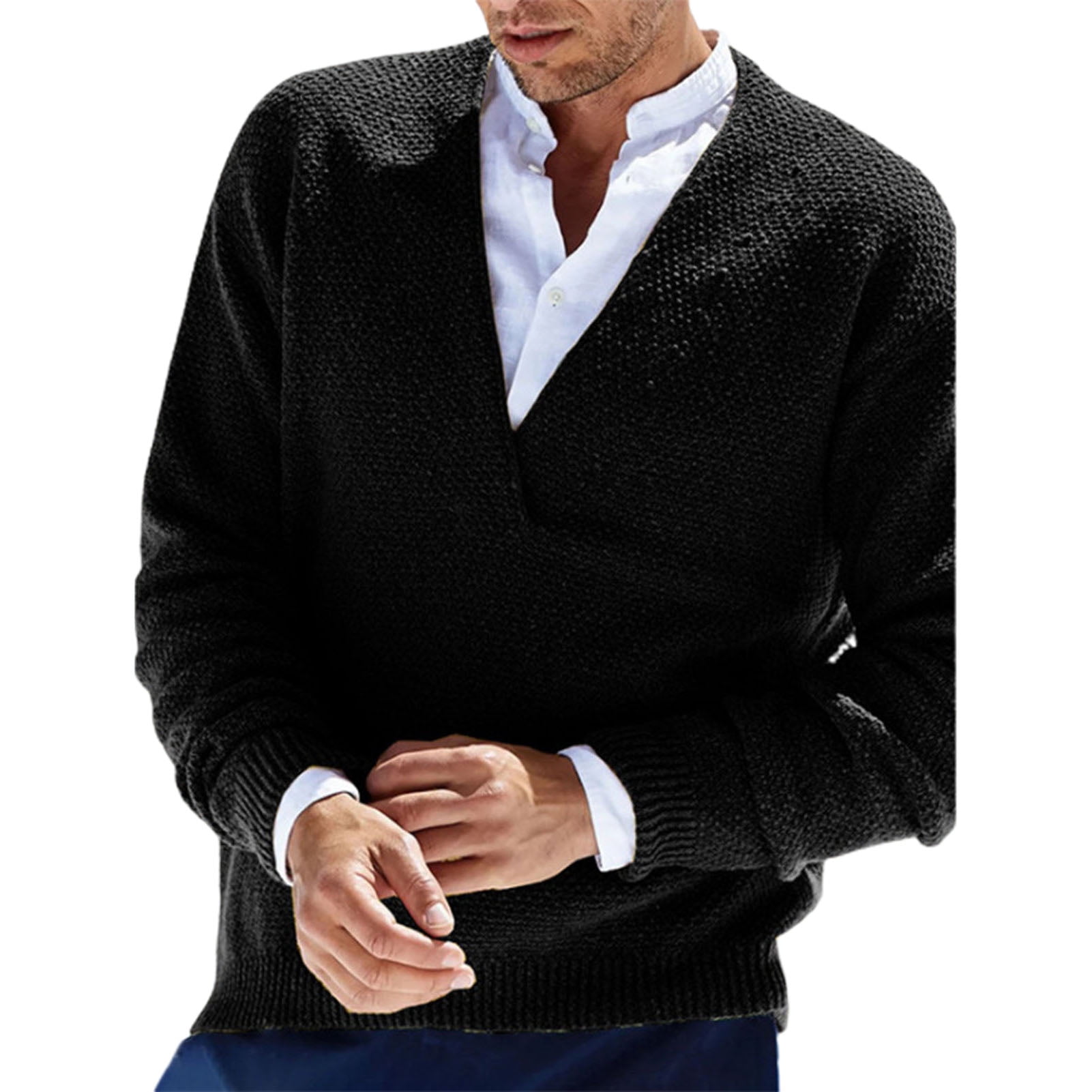 Warm Casual Knitted Spring Sweater 