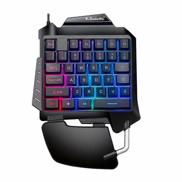 OneHanded Keyboard Gun God Throne Left Hand Mechanical Feel Gaming Keyboard