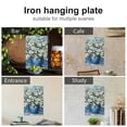 thumbnail image 4 of WERPE Iron Art Wall Decor 8*12in for Home Bedroom Bar Country Garden Bathroom Gifts 8x12in, 4 of 7