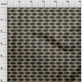 thumbnail image 4 of oneOone Silk Tabby Black Fabric Block Craft Projects Decor Fabric Printed By The Yard 42 Inch Wide-UU, 4 of 6