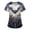 Black #10, variant on Womens Halloween Scrub Tops Skull Skeleton Short Sleeve Funny Medical Uniform Bat Candy Spooky V Neck Medical Scrubs, M