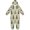 Motifs Christmas Tree Pattern, variant on Soft Big Kids Onesie Pajamas Cozy Loose-Fit Jumpsuits for kids with Pockets for Christmas Lounge & Play Green and White Christmas Tree