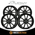 thumbnail image 3 of Platinum 457B Revelation Gloss Black Wheel Rim, 16" x 7" 5 x 100mm +40mm, 3 of 5