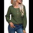 thumbnail image 1 of Suéter de Gran Tamaño de los Años 90, Suéter de Punto Vintage para Mujer, Jersey de Larga con Cuello Redondo y Punto Verde S, 1 of 10