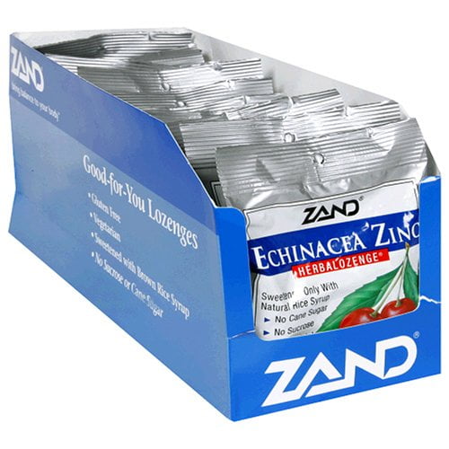 Zand HerbaLozenge Cherry Echinacea Zinc Throat Lozenges No Corn