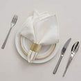 thumbnail image 3 of HAHDAXIA Napkin Rings, Gold Napkin Rings Buckles for Table Decorations, Wedding, Dinner,Party, DIY Decoration,Set of 100, 3 of 7