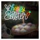 thumbnail image 4 of Letrero De Neón "Happy Easter" Con Luz , USB Regulable Para Primavera Y Patio, Vacaciones, Césped, Dormitorio, Decoración De Pared De Habitación, 43cm27cm, 4 of 8