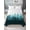 Teal, variant on Twin Flat Sheet Only Watercolor Lemon Flower Leaves Soft Microfiber Cooling Bedding Sheets Spring Fruit Floral on White Flat Bed Sheet
